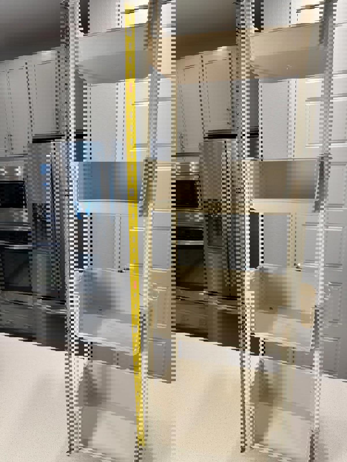 4-Tier Plastic Storage Organizer Rack