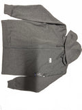 Essentials Men's Gray Full-Zip Hooded Sweatshirt