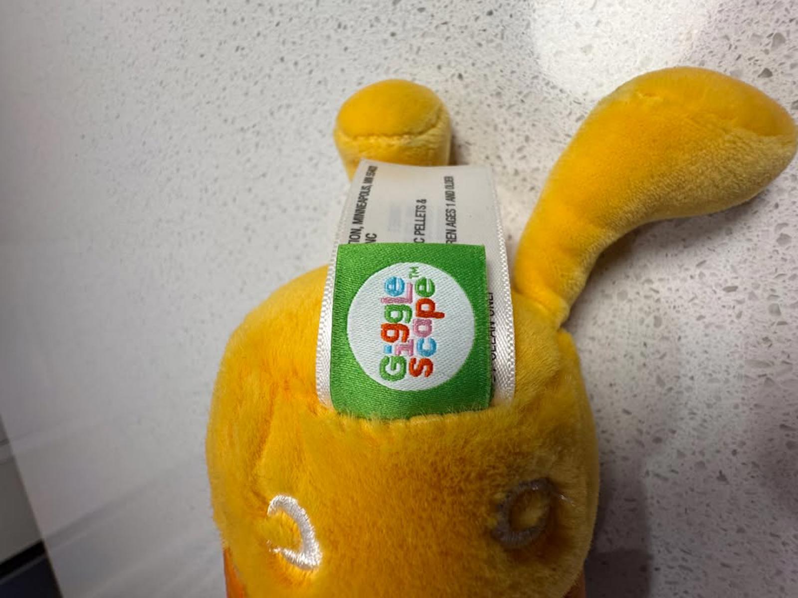 Plush Toy Bottle Character with Green Cap
