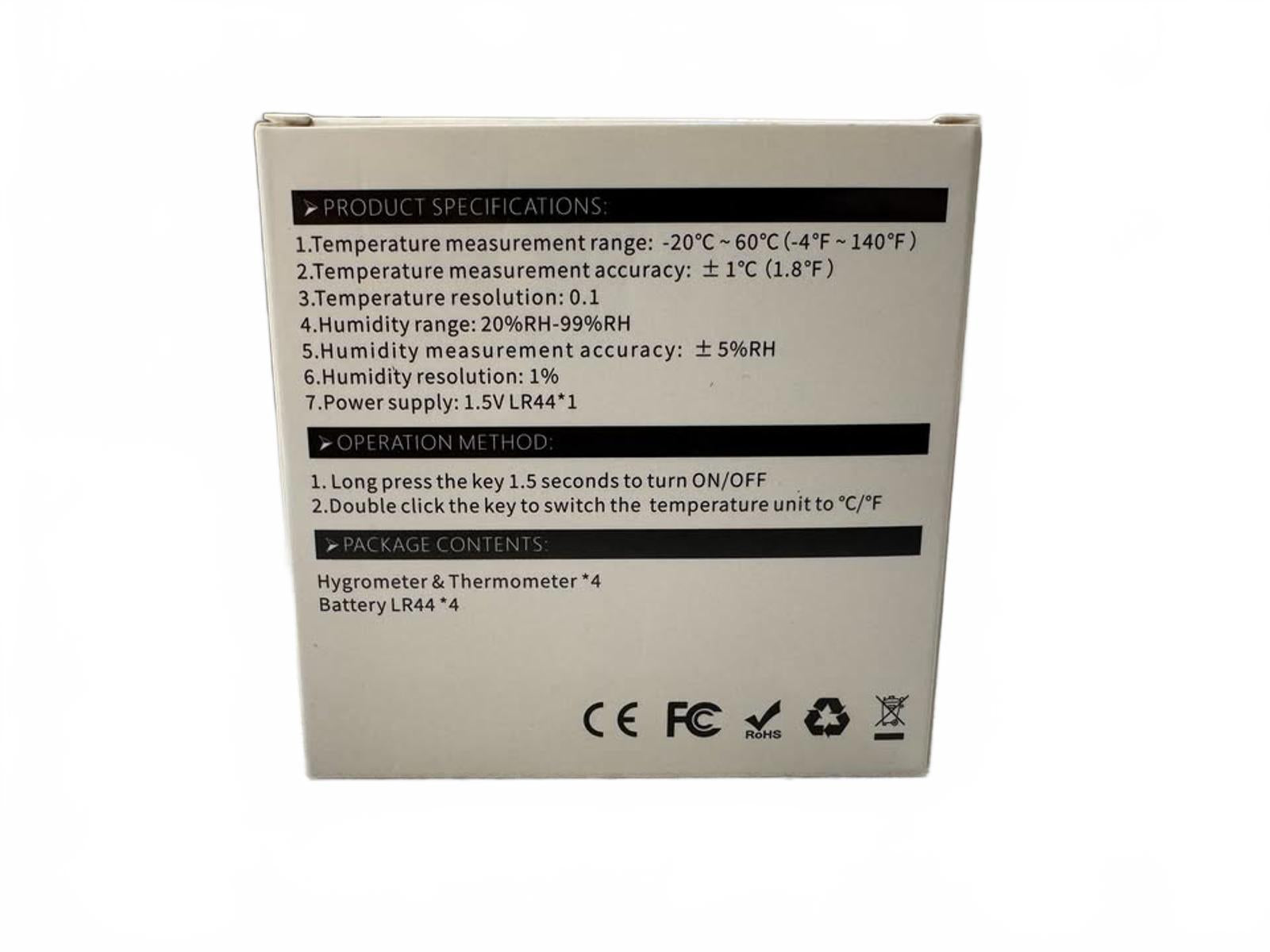 Generic Thermo-Hygrometer Digital Temperature and Humidity Meter