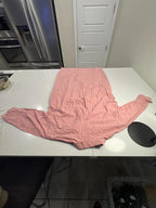 GGUHHU Pink Button-Down Maxi Dress XXL
