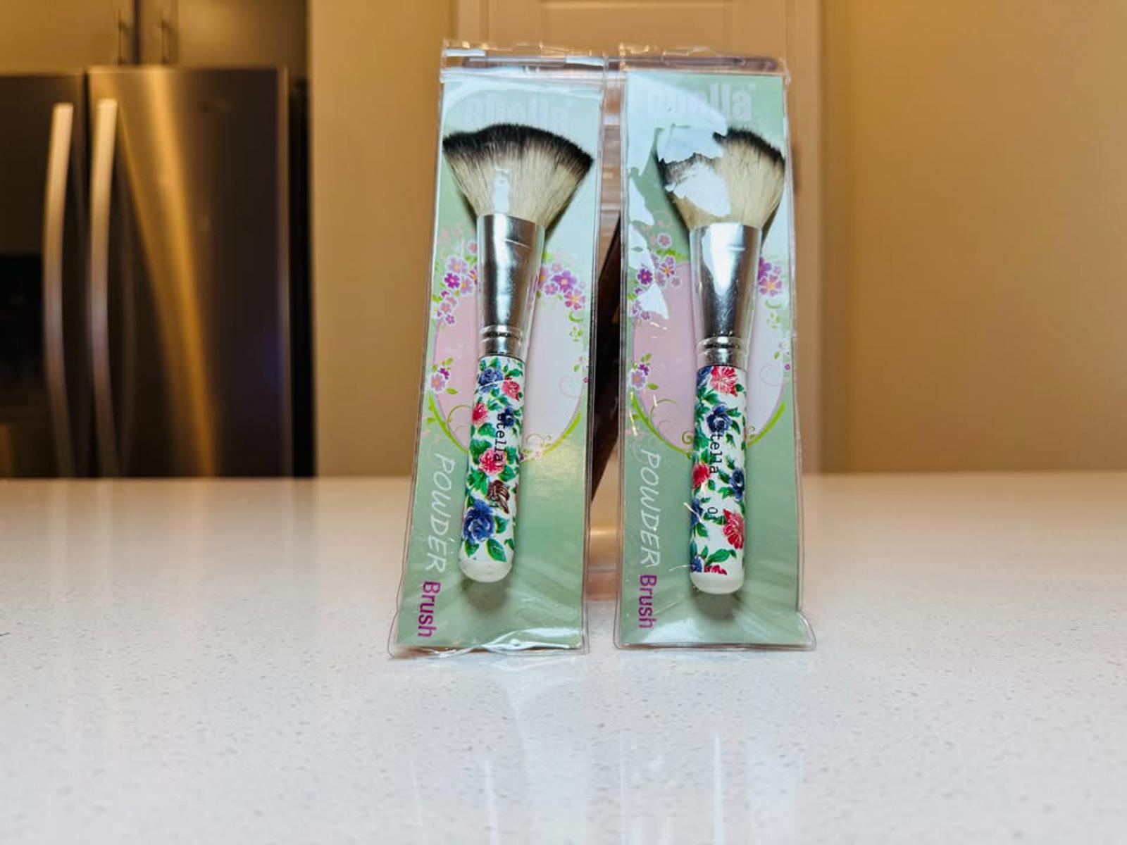 Stella Floral Precision Powder Brush Duo