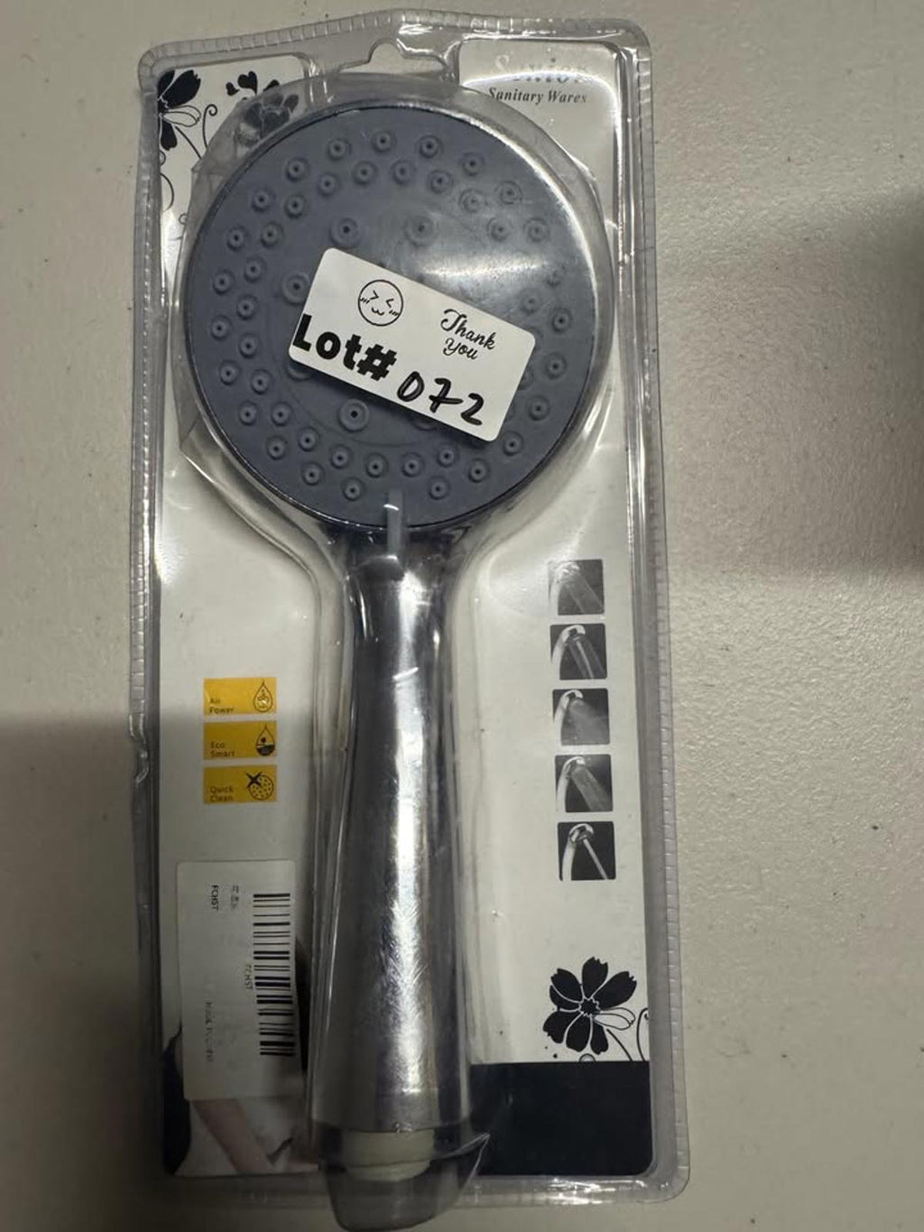 Handheld Shower Head with Multiple Spray Settings