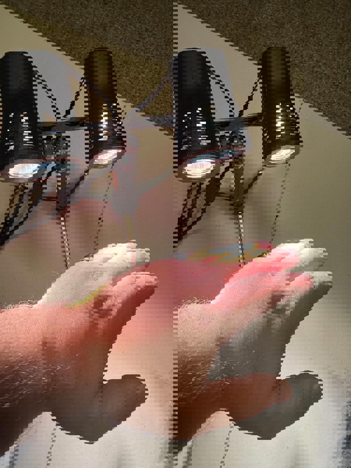 Dual Head Adjustable LED Work Light with Tripod Stand