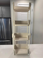 4-Tier Plastic Storage Organizer Rack