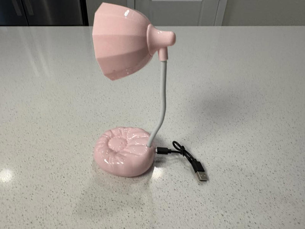 Pink Bunny LED Desk Lamp with USB Charging