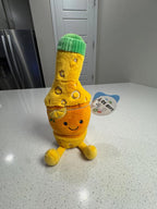 Plush Toy Bottle Character with Green Cap