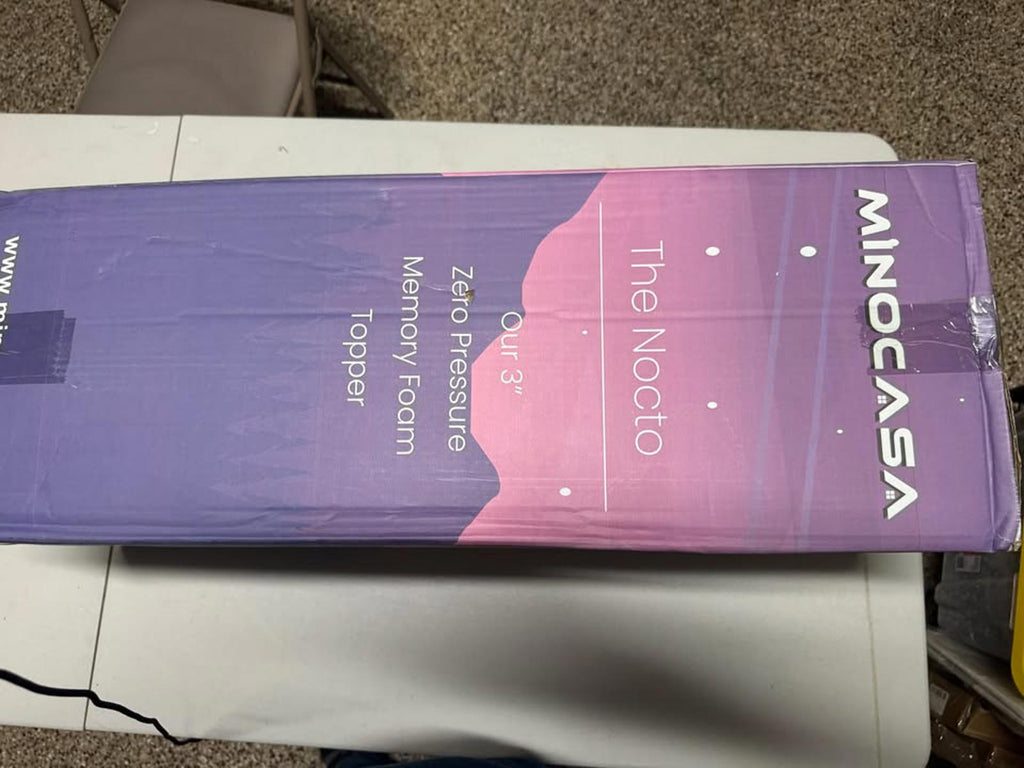 Minocasa The Nocto Queen Size Memory Foam Mattress Topper