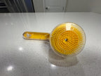 Yellow Handheld Kitchen Brush with Soap Dispenser