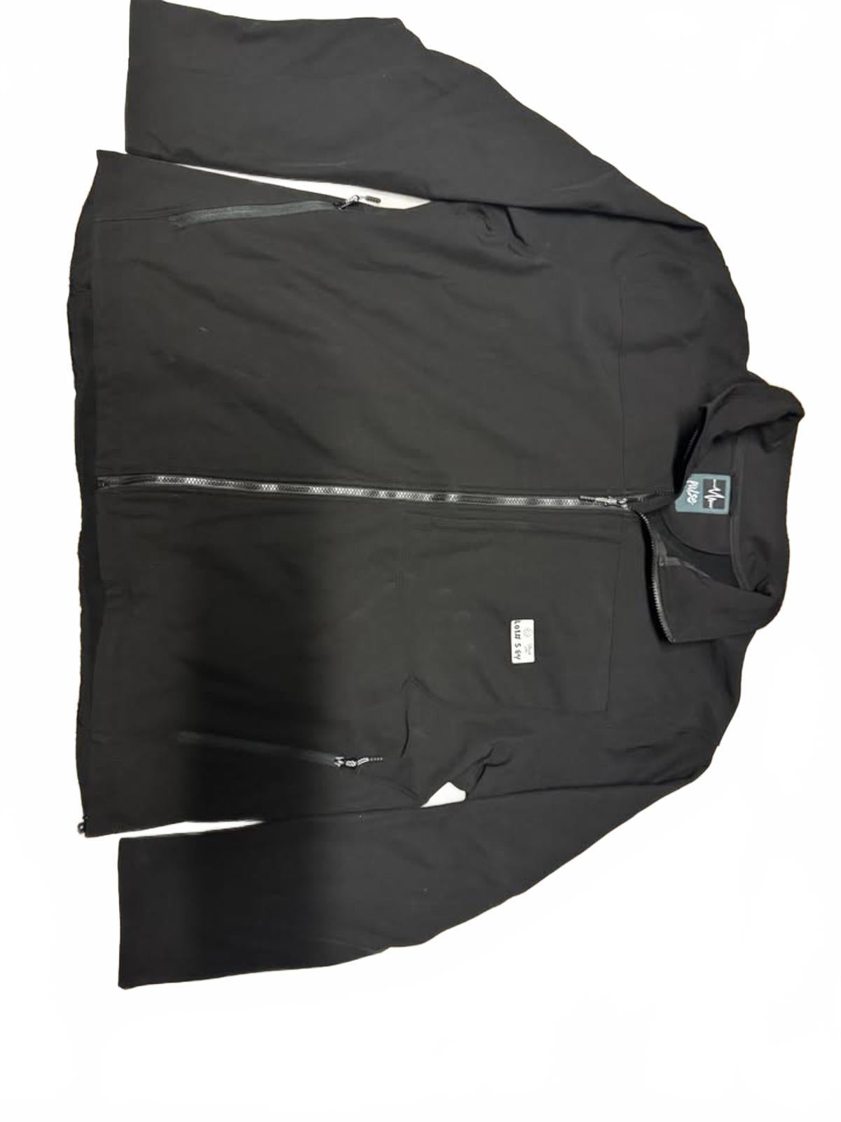 Pulse Black Zip-Up Jacket