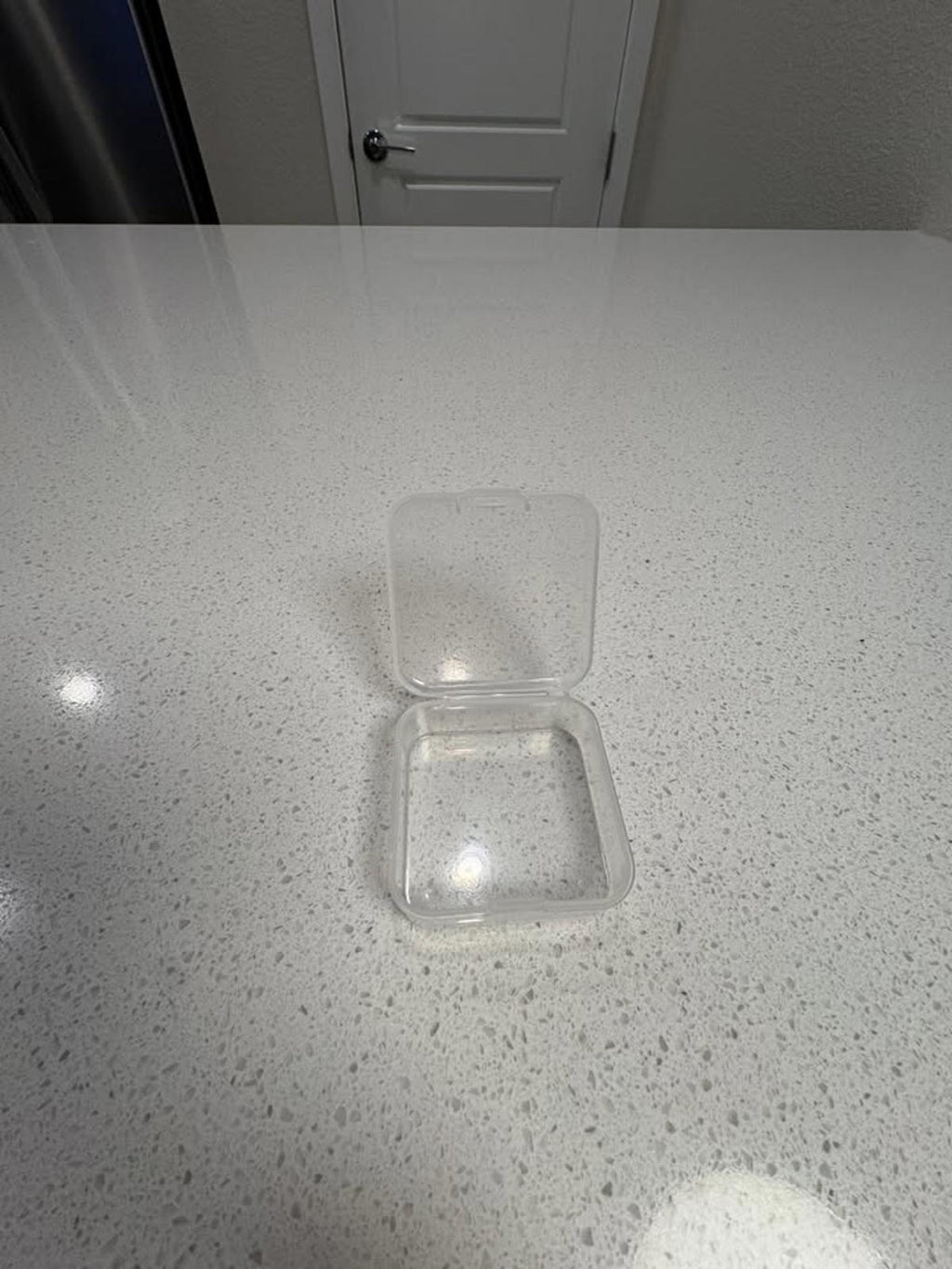 Set of Clear Plastic Storage Containers with Lids