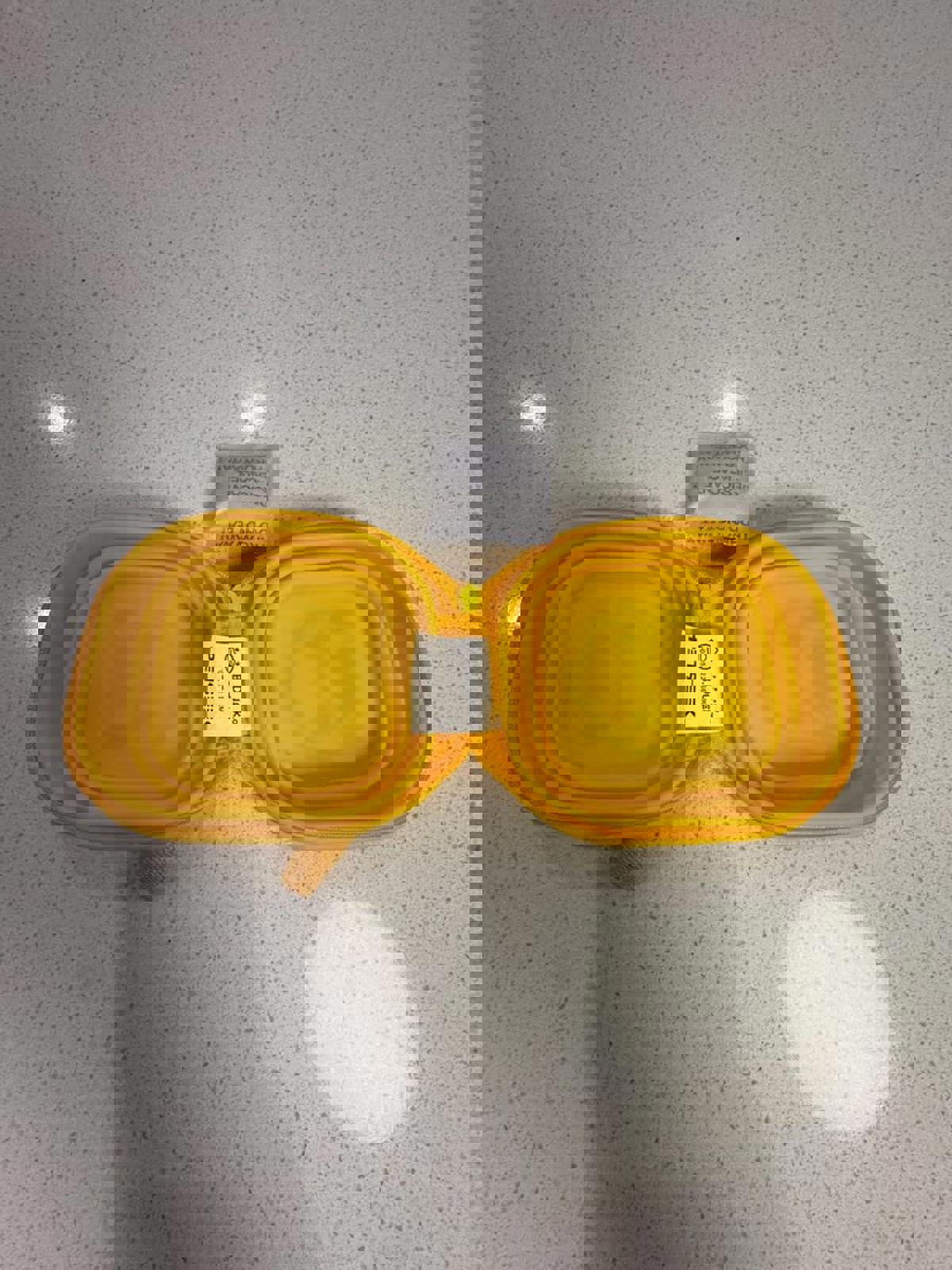 B.Duck Yellow Silicone Foldable Travel Container Case