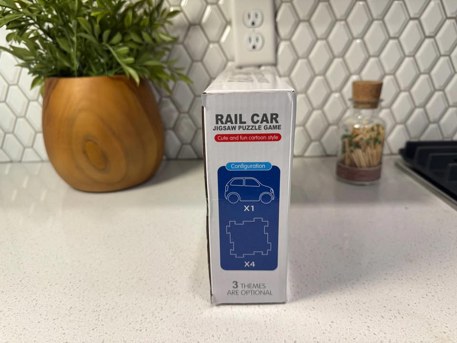 Rail Car Jigsaw Puzzle Game with Space and Ocean Themes