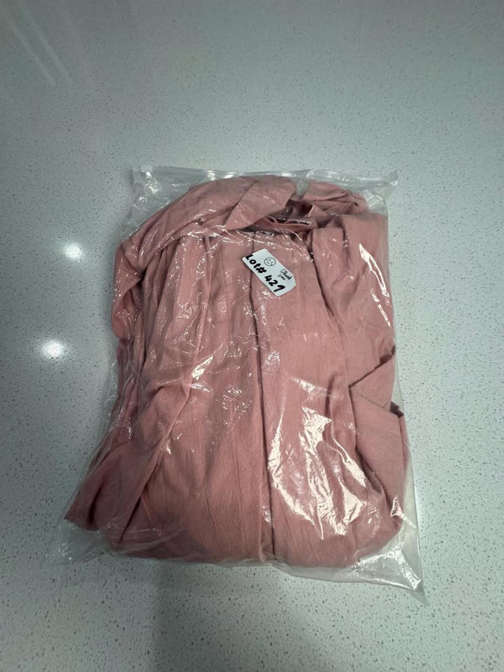 GGUHHU Pink Button-Down Maxi Dress XXL