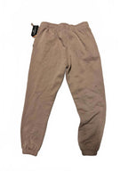 Men's Tan Brown Casual Jogger Sweatpants with Elastic Waist and Cuffs