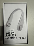 Leafless Hanging Neck Fan with Three-Speed LED and USB Charging