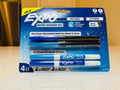 Expo Mixed Marker Set Wet and Dry Erase Fine Tip 4 Count