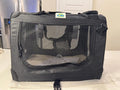 Pet Gear Soft-Sided Black Pet Carrier Crate with Mesh Panels