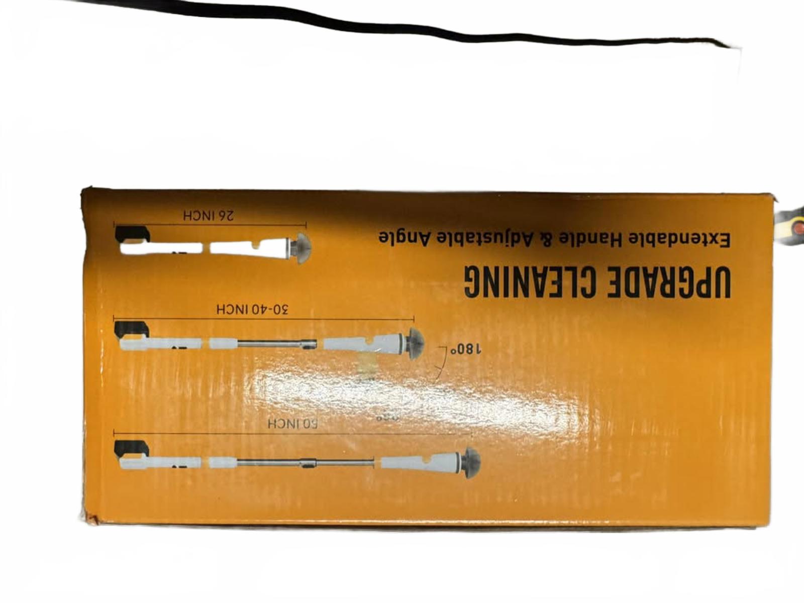 Electric Spin Scrubber with Extendable Handle and Multiple Brush Heads