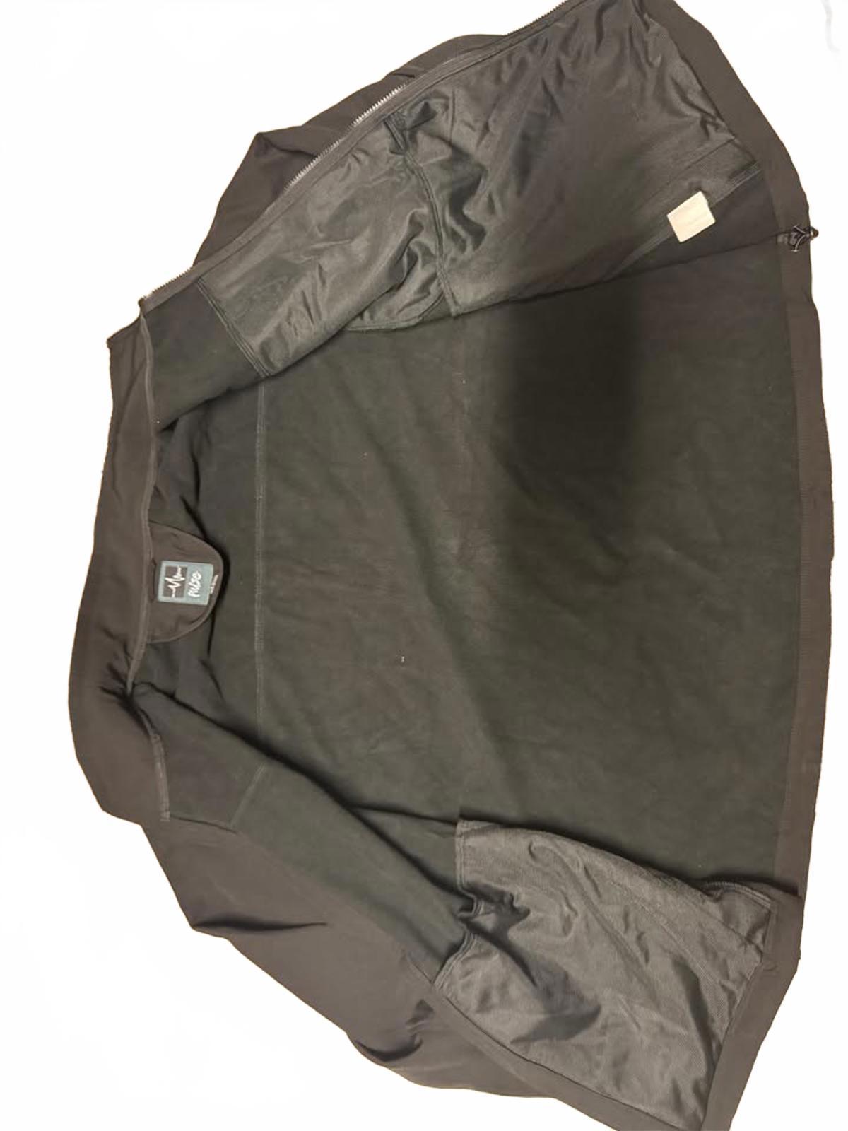 Pulse Black Zip-Up Jacket