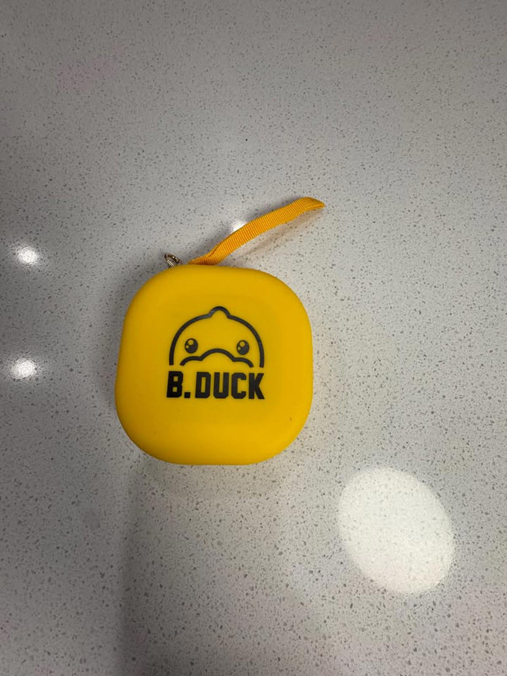 B.Duck Yellow Silicone Foldable Travel Container Case