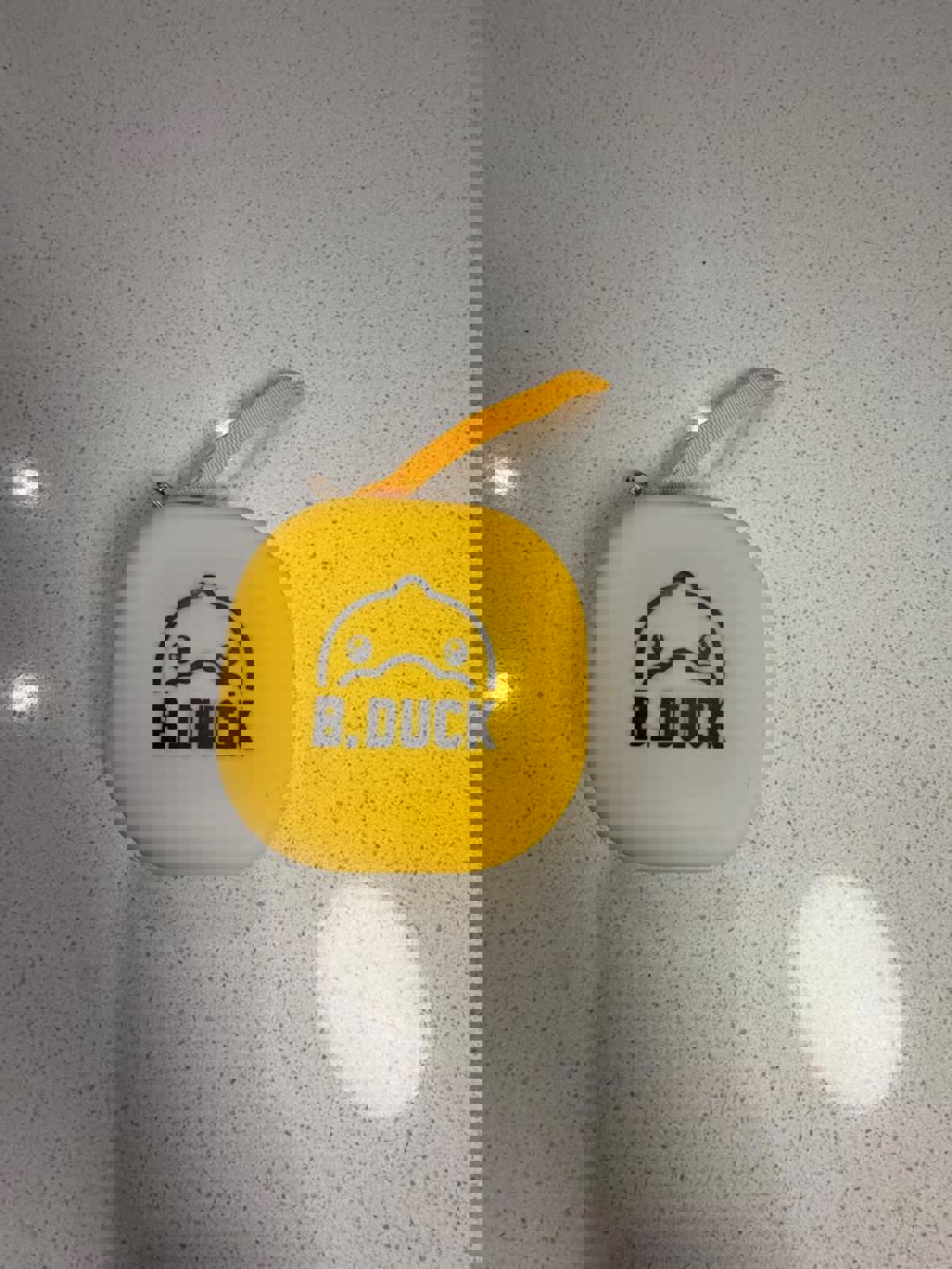 B.Duck Yellow Silicone Foldable Travel Container Case