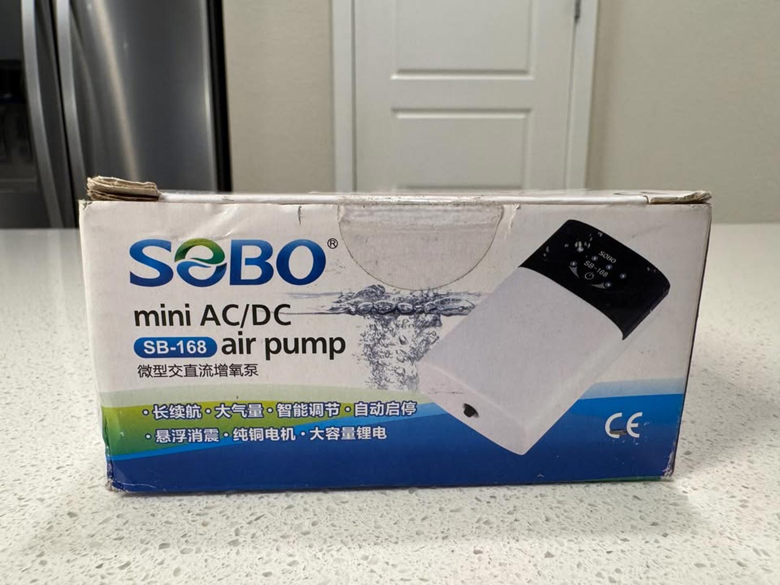 SOBO SB-168 Mini AC/DC Air Pump (Copy)