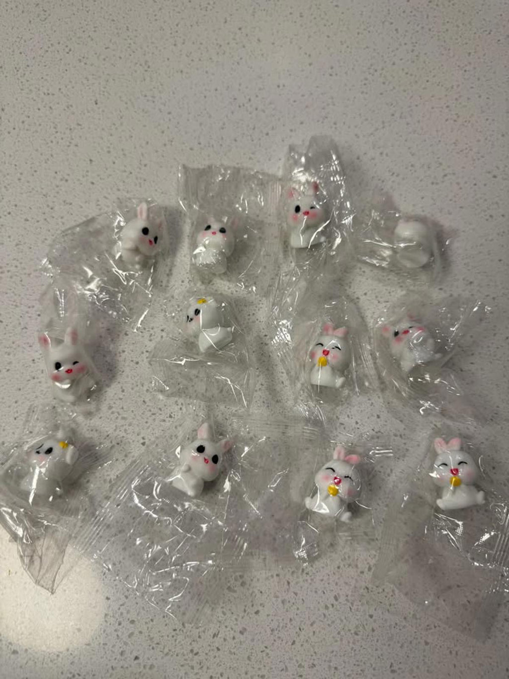 Cute Mini Bunny Figurines Set of 13 for Collectors and Decor