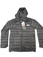 Pulse Men's Gray Hooded Puffer Jacket