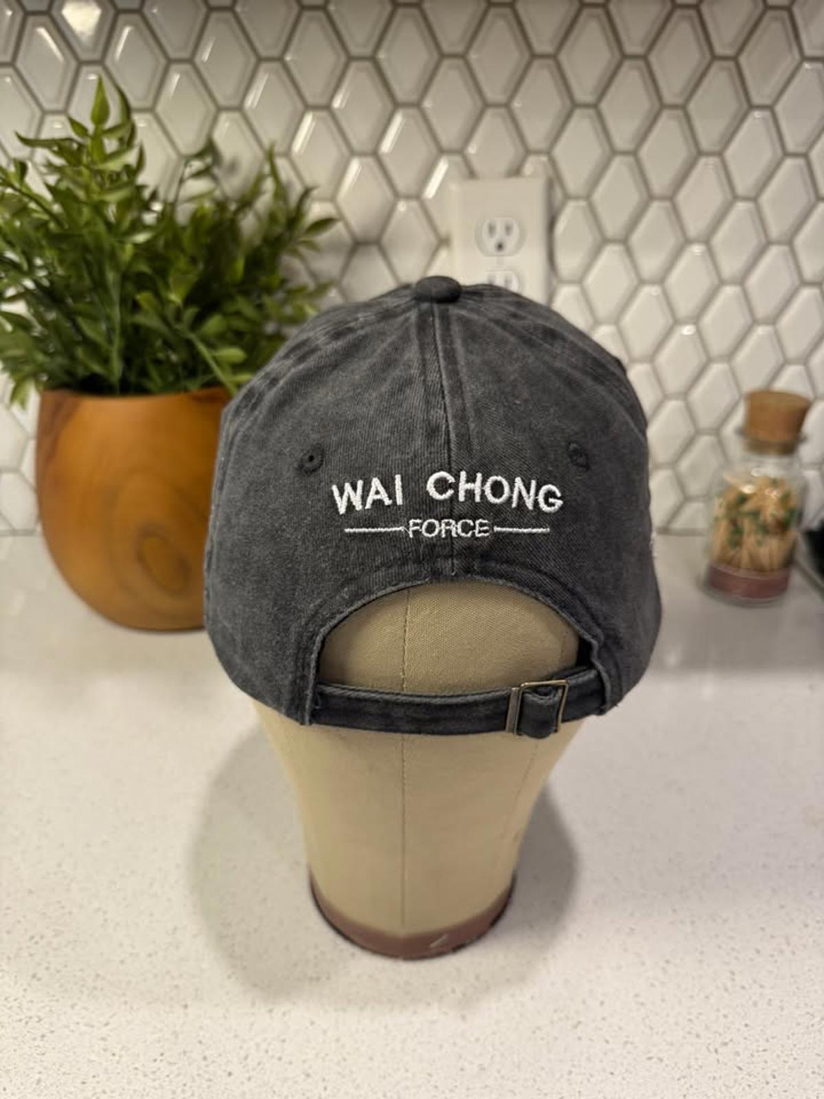 Wai Chong Force Black Adjustable Baseball Cap