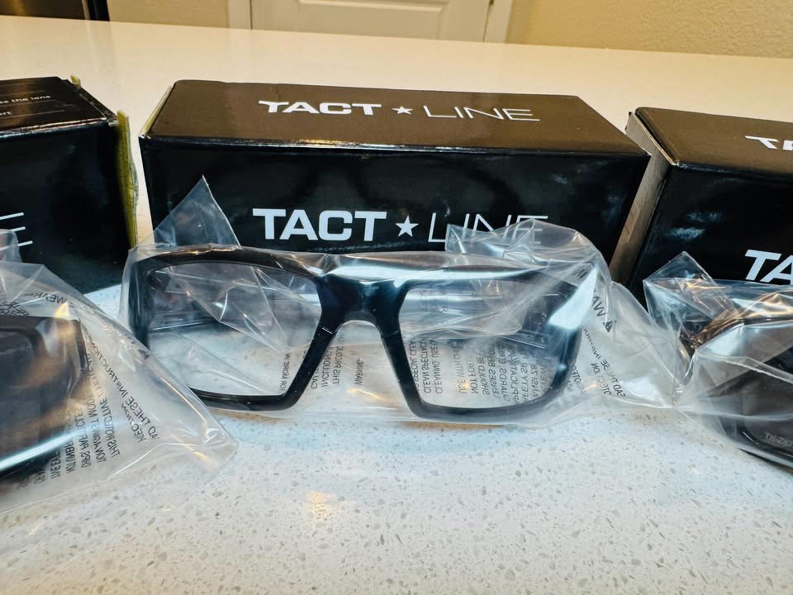 TACT LINE TactFlex Ballistic Glasses - Black