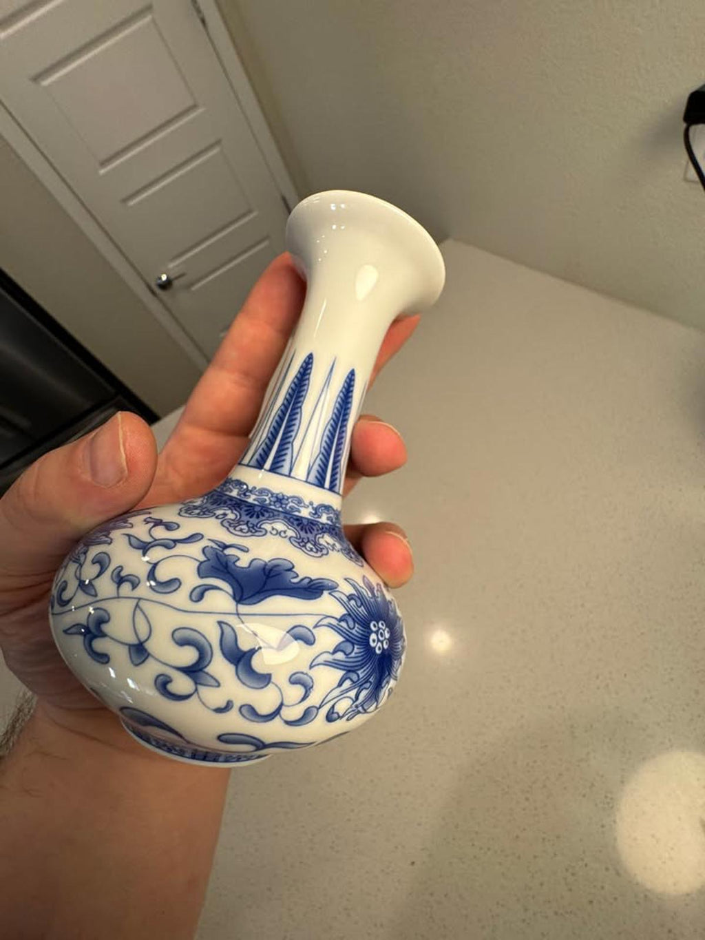 Blue and White Porcelain Decorative Vase