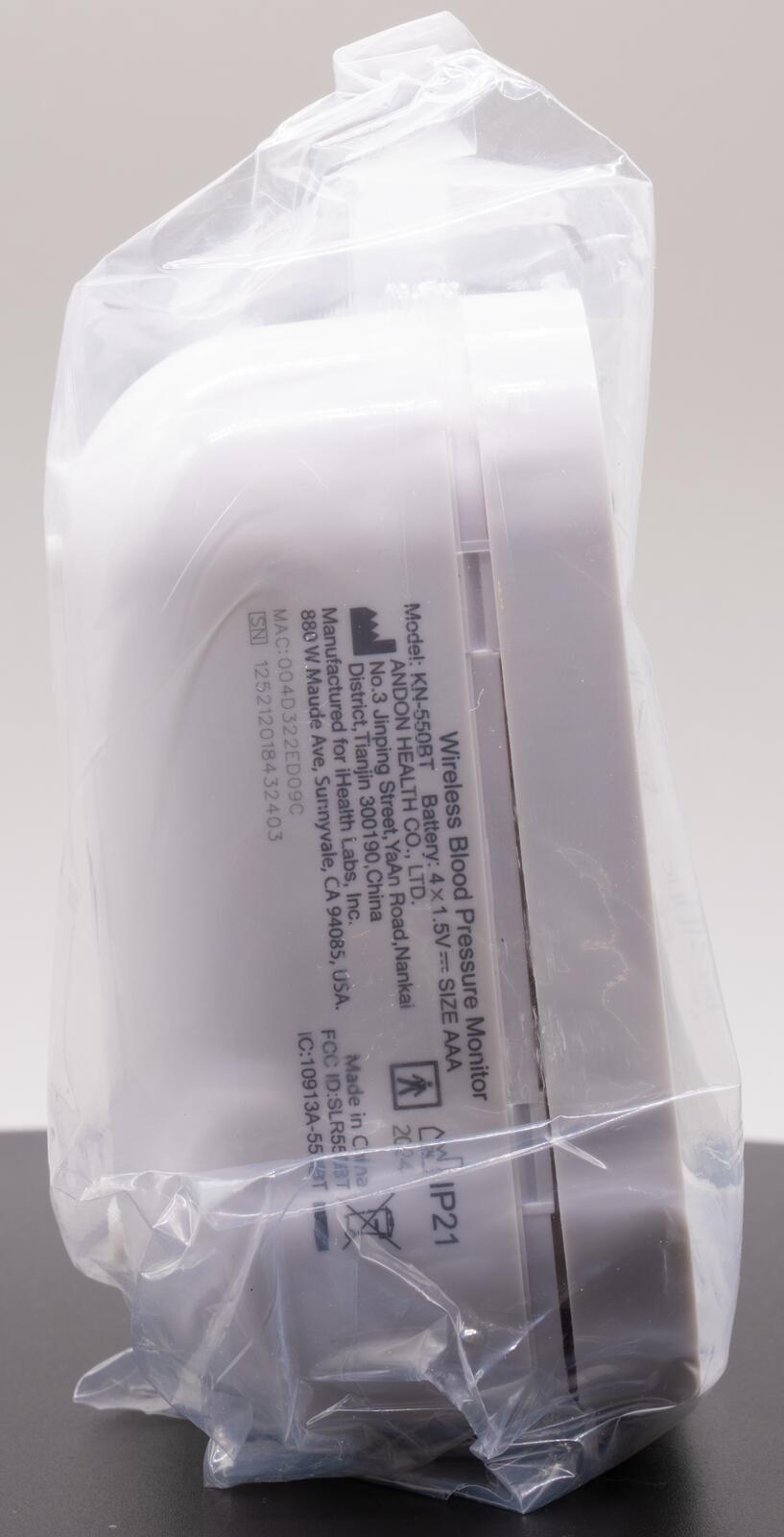 iHealth Track Connected Blood Pressure Monitor Bluetooth