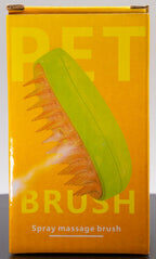 Rechargeable Pet Brush with Spray Massage Feature