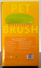 Rechargeable Pet Brush with Spray Massage Feature