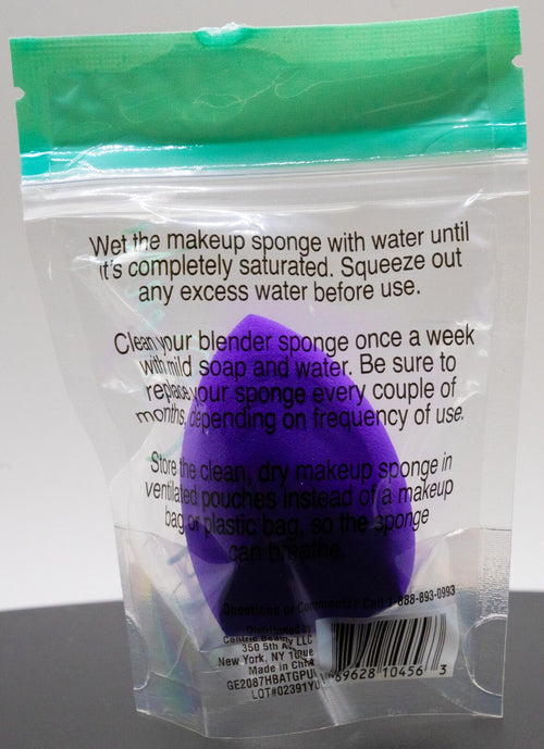 Makeup Reusable  Sponge  Purple