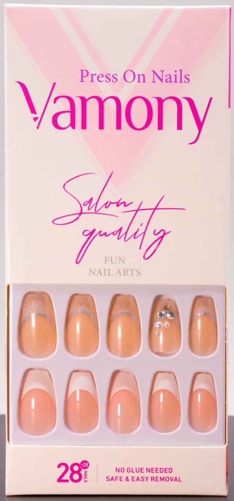 Vamony Press On Nails Salon Quality Fun Nail Arts