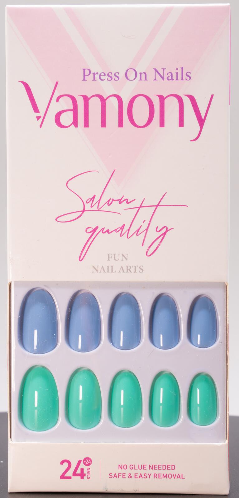 Vamony Press On Nails Salon Quality Fun Nail Arts