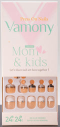 Vamony Press On Nails Mom & Kids Collection - Fun Nail Art Set