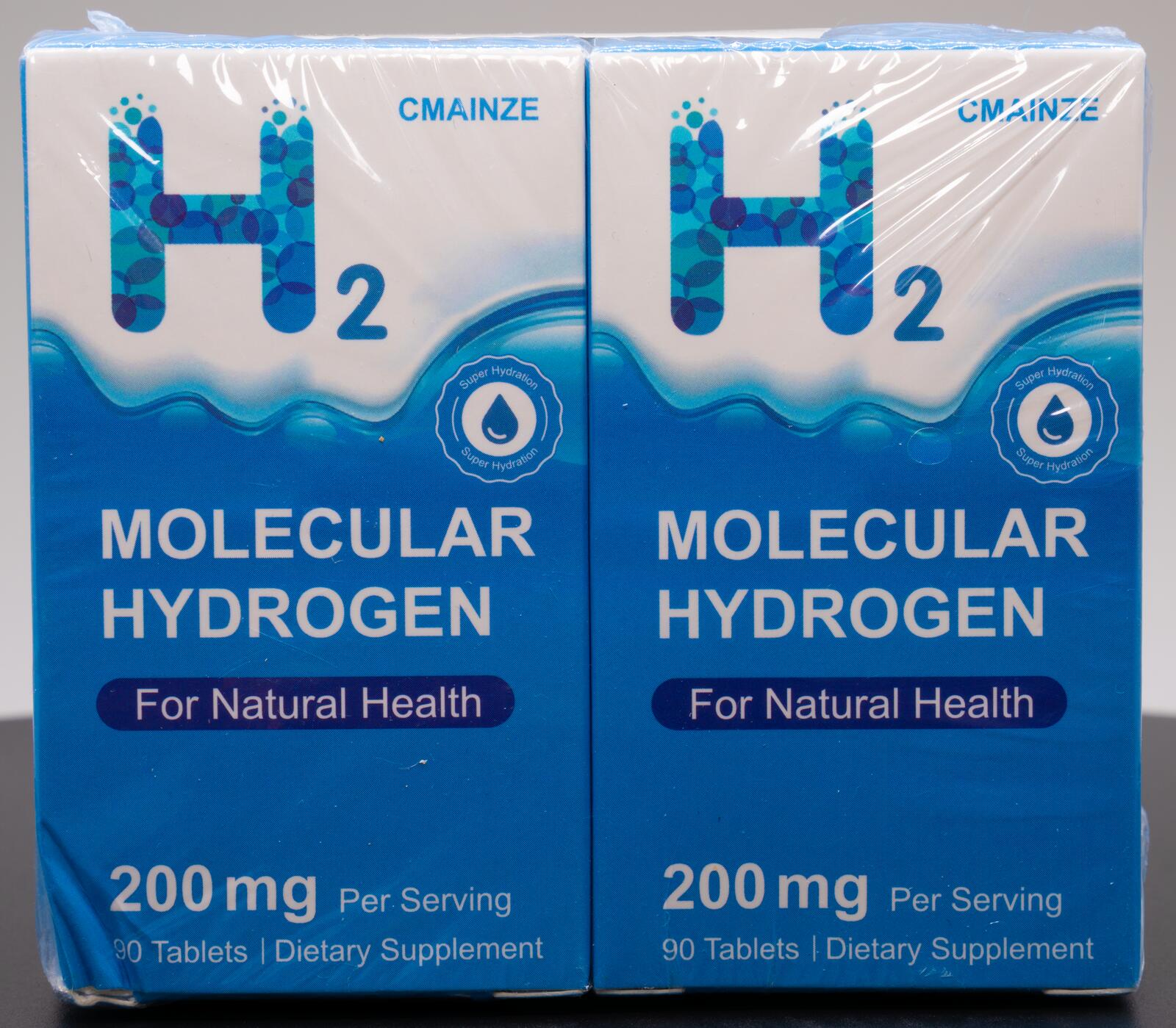 CMAINZE Molecular Hydrogen 200mg Dietary Supplement 90 Tablets