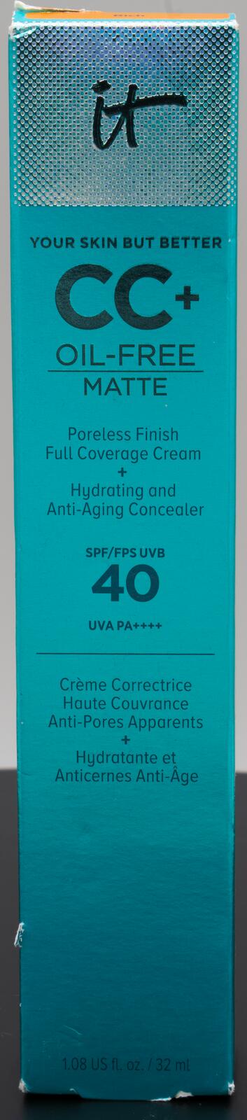 IT Cosmetics Your Skin But Better CC+ Oil-Free Matte Full Coverage Cream SPF 40,