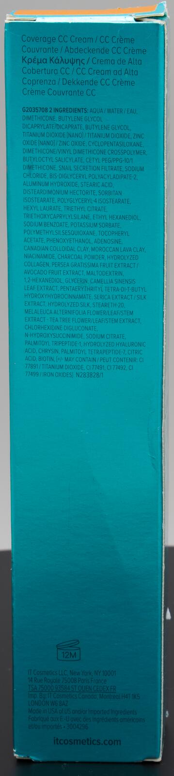 IT Cosmetics Your Skin But Better CC+ Oil-Free Matte Full Coverage Cream SPF 40,