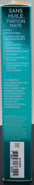 IT Cosmetics Your Skin But Better CC+ Oil-Free Matte Full Coverage Cream SPF 40,