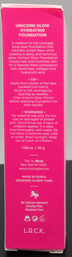 L.O.C.K. Unicorn Glow Hydrating Foundation 09 Toffee - 1.06 oz