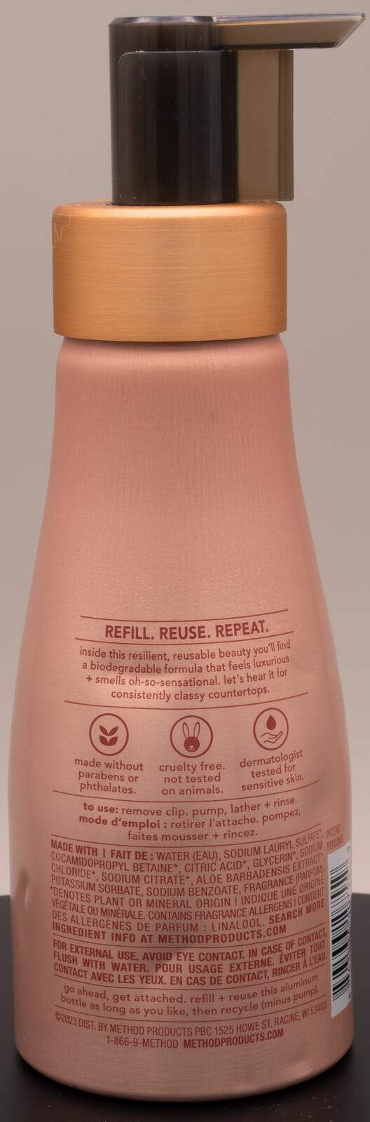 Method Foaming Hand Wash Vanilla Raspberry Scent 300ml (2)