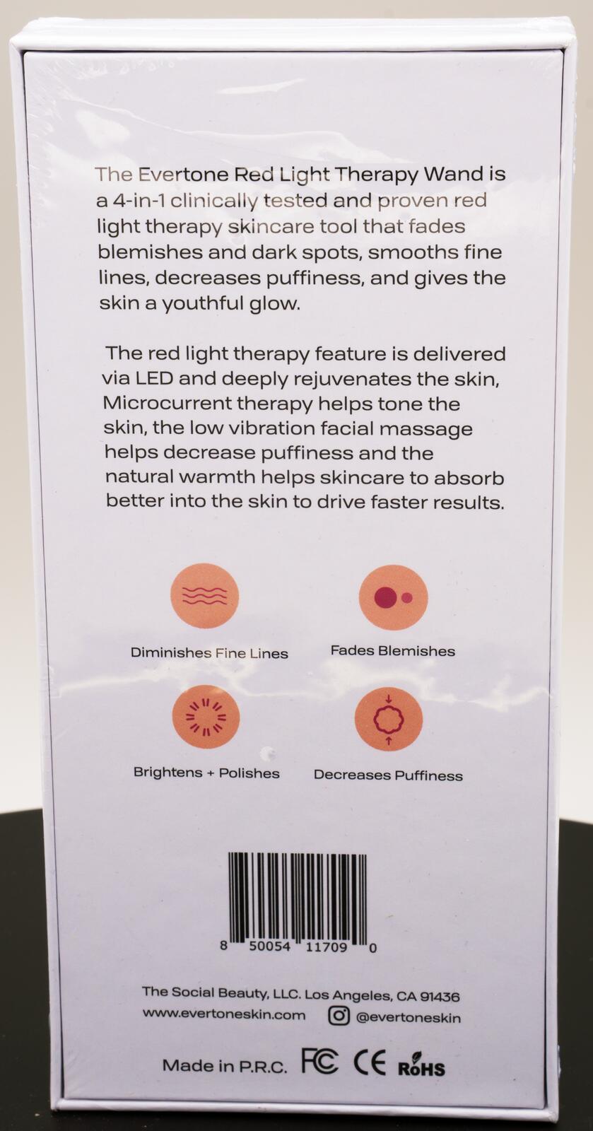 Evertone Infrawave Red Light Therapy Wand