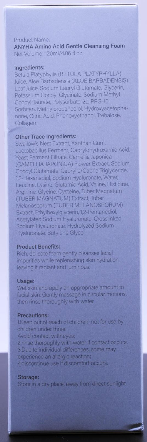 ANYHAS Amino Acid Gentle Cleansing Foam Skincare