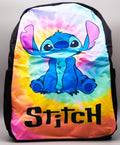 Stich Disney Tie-dye Background 3pc Backpack Set