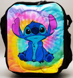 Stich Disney Tie-dye Background 3pc Backpack Set
