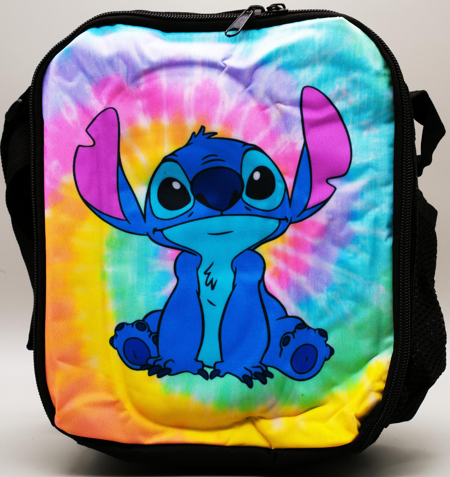 Stich Disney Tie-dye Background 3pc Backpack Set